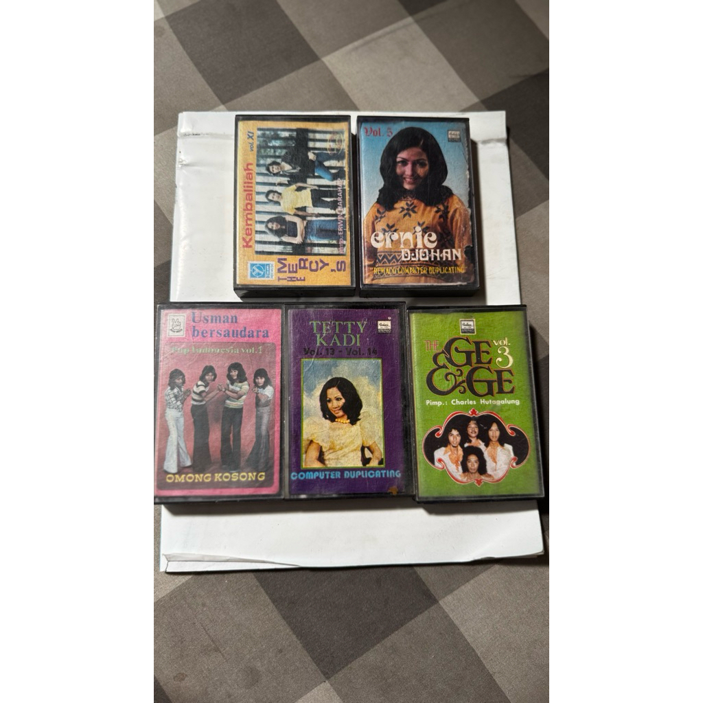 Kaset Pita The Mercy’s dkk