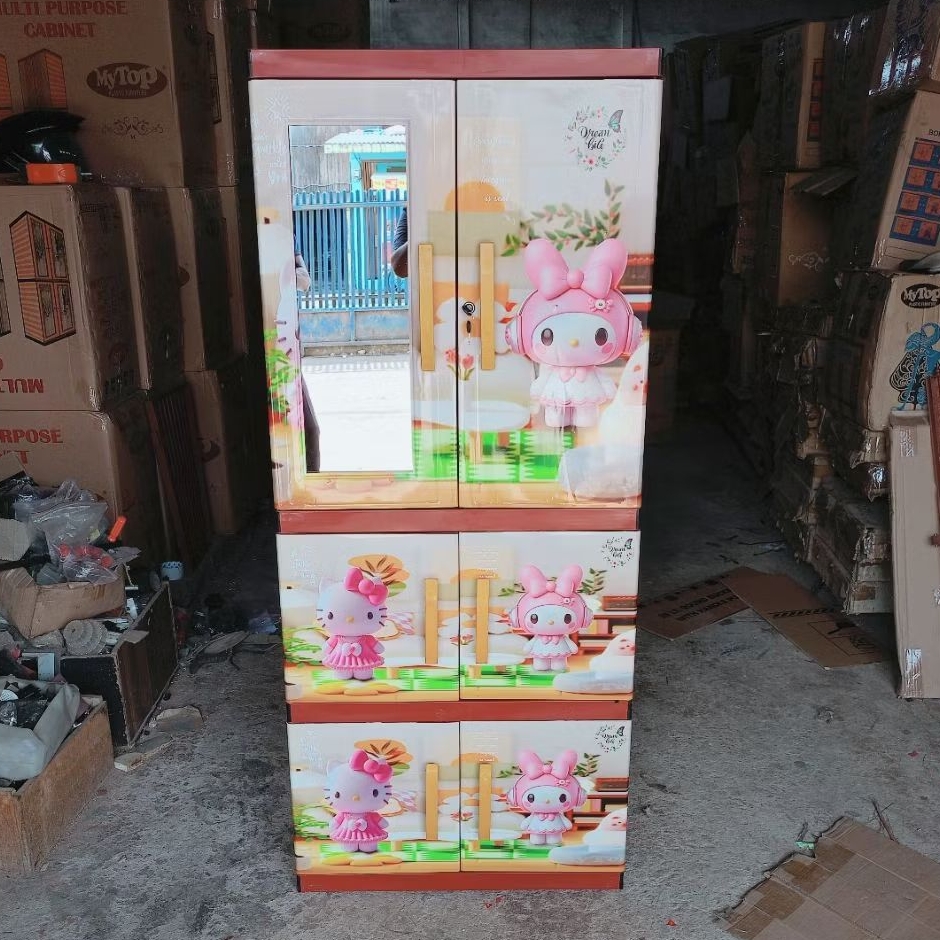 Lemari Plastik "Mytop" Glossy Hello Kitty