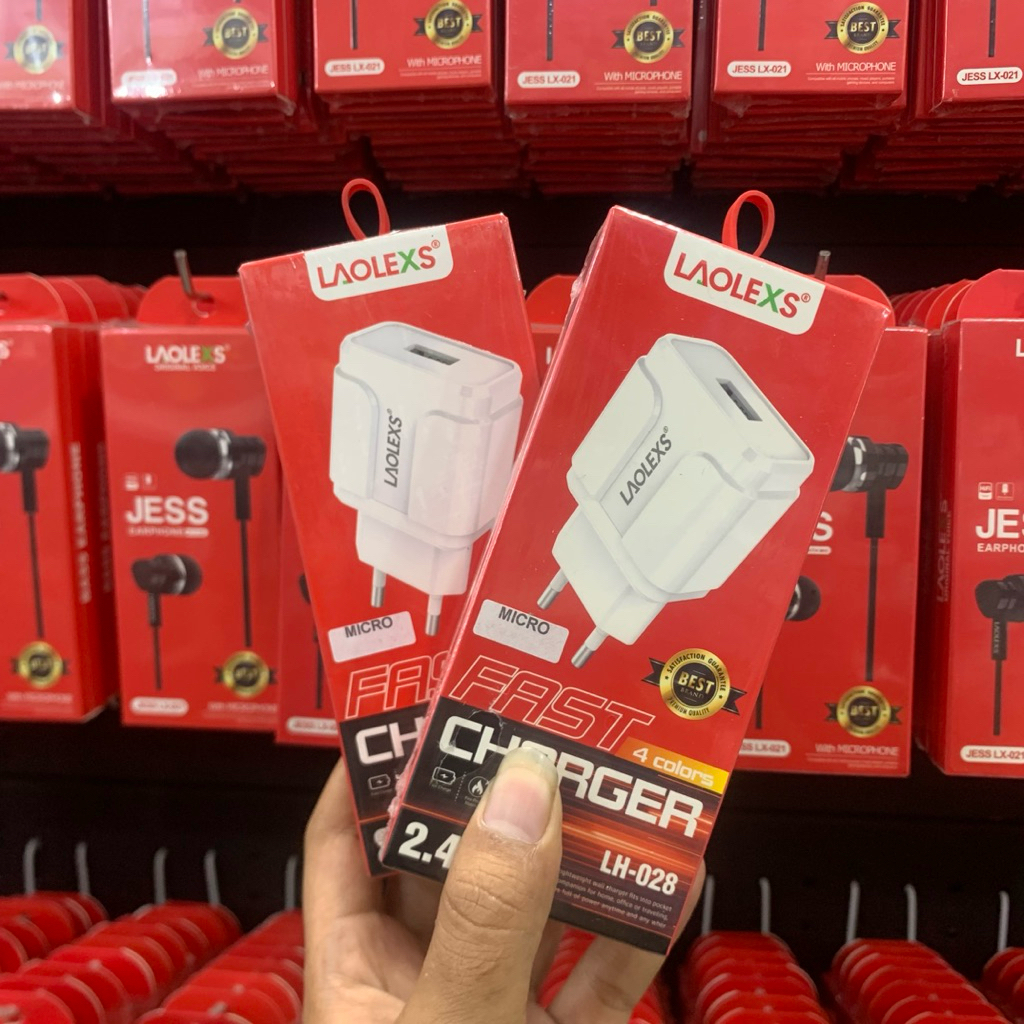 Charger LAOLEXS LH-028 Micro Fast Charger Termurahhhh