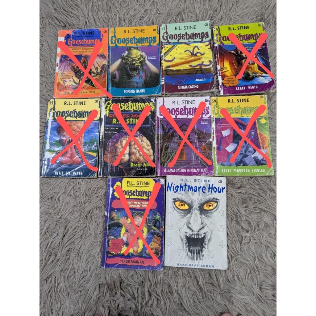 Buku Goosebumps PL Second Bekas