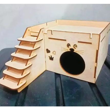 Rumah hamster Syrian dewasa, rumah hamster jumbo, Rumah hamster khusus syrian jumbo besar