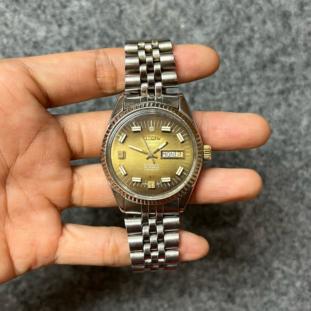 Jam tangan titoni second pria