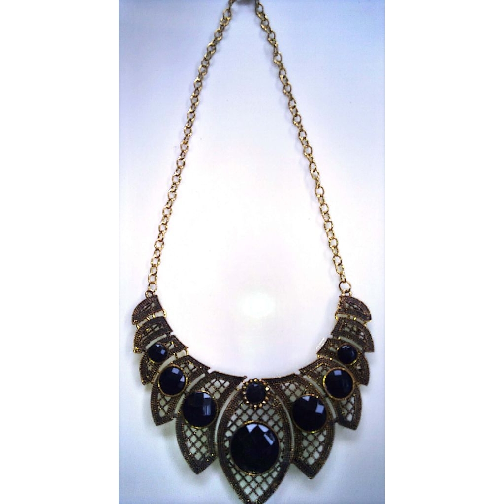 Kalung etnik cantik wanita tali panjang