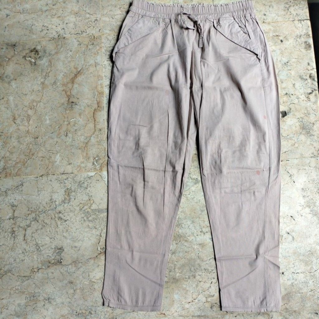 Celana Panjang Wanita Katun Cream