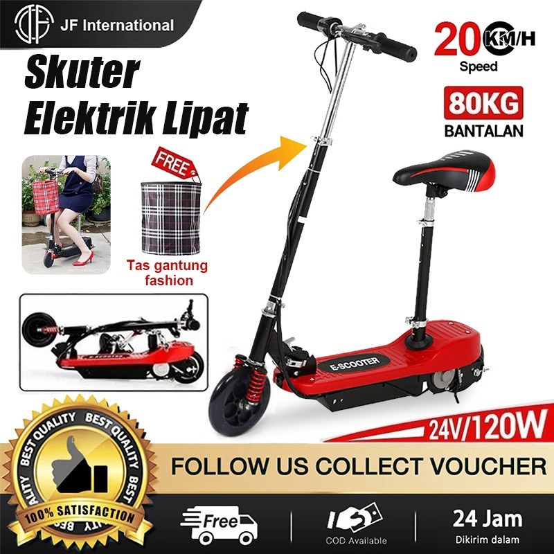 JF Lipat Skuter Listrik/SKuter Elektrik / Listrik Scooter Electric Portable Lipat Anak-anak