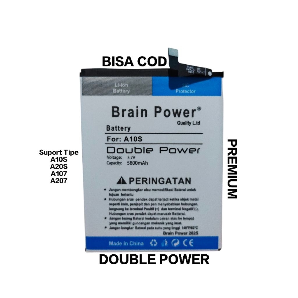 Baterai Suport Tipe A10S - A20S Double Power