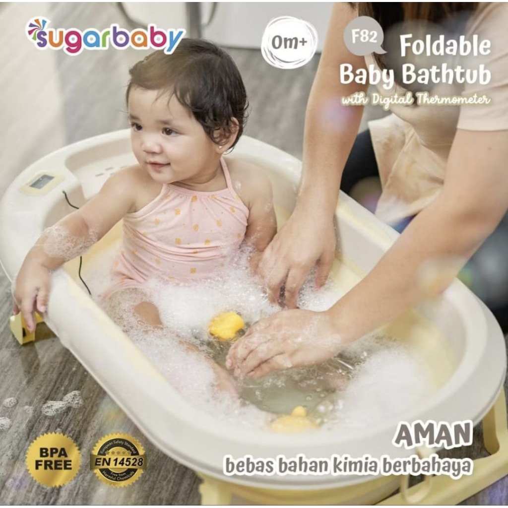 Sugar Baby Foldable Baby Bathtub XL
