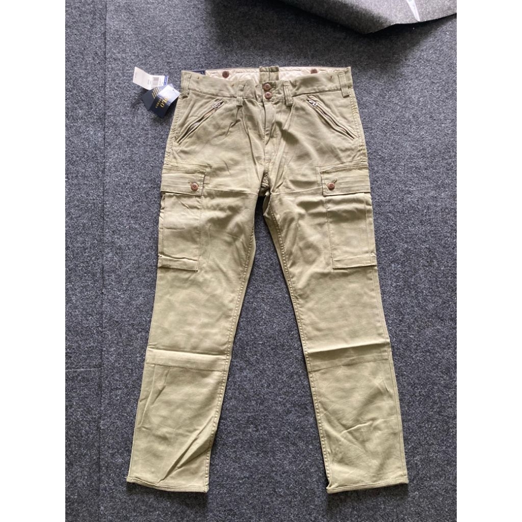 Polo Ralph Lauren Cargo Pants Stretch Slim Fit Green (BNWT)