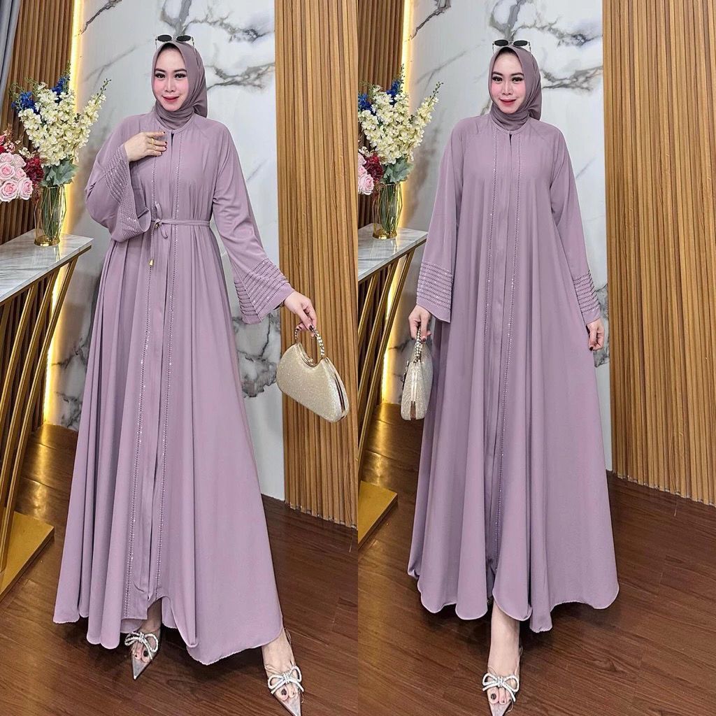 DRESS MUSLIM, Fashion Muslim, baju wanita, gamis, Baju gamis, fashion wanita, AMora Dress