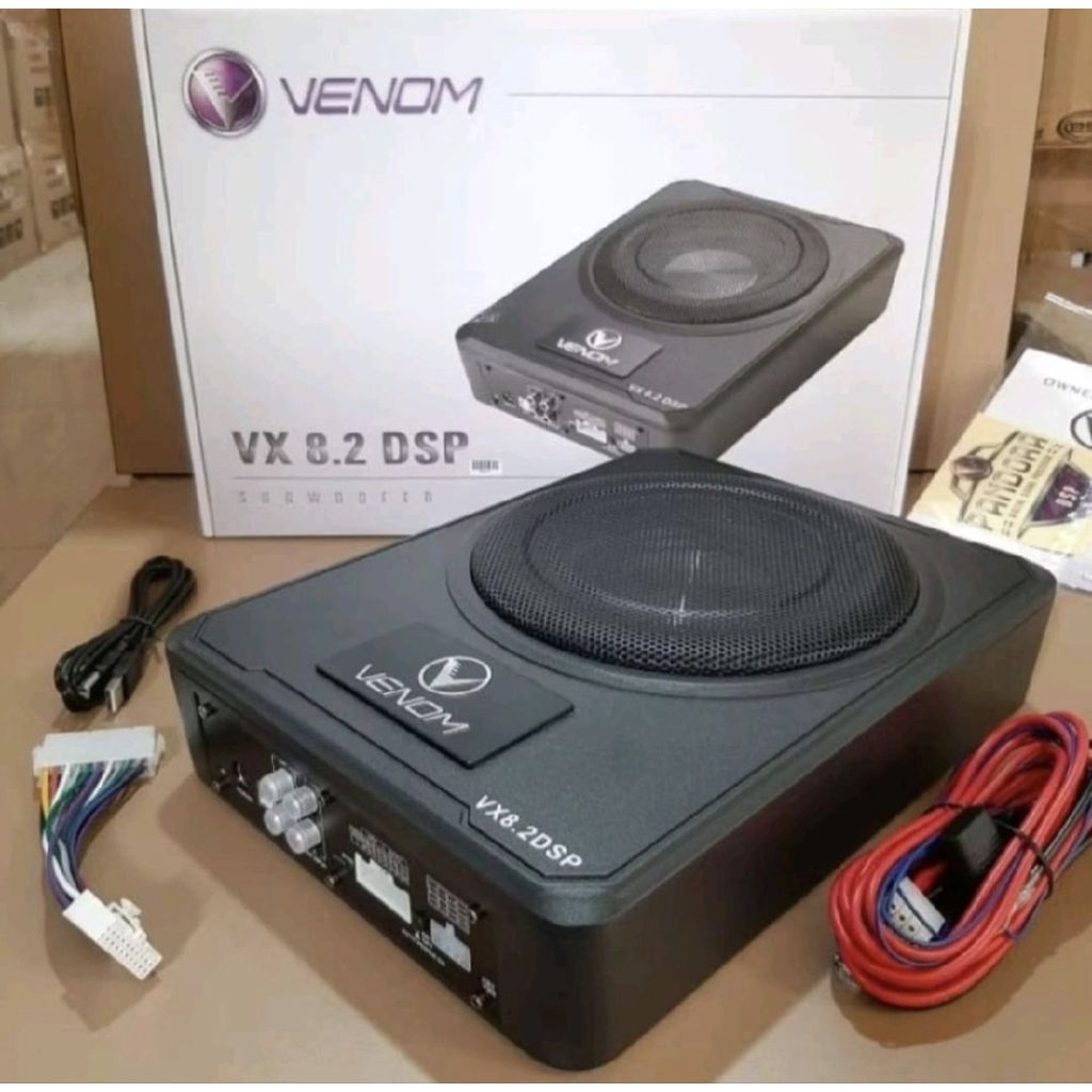 Venom Subwofer kolong Subwoofer Basstube Venom Vx.8.2A DSP