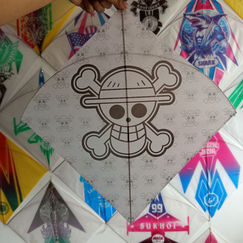 Layangan Seot Sablon Super