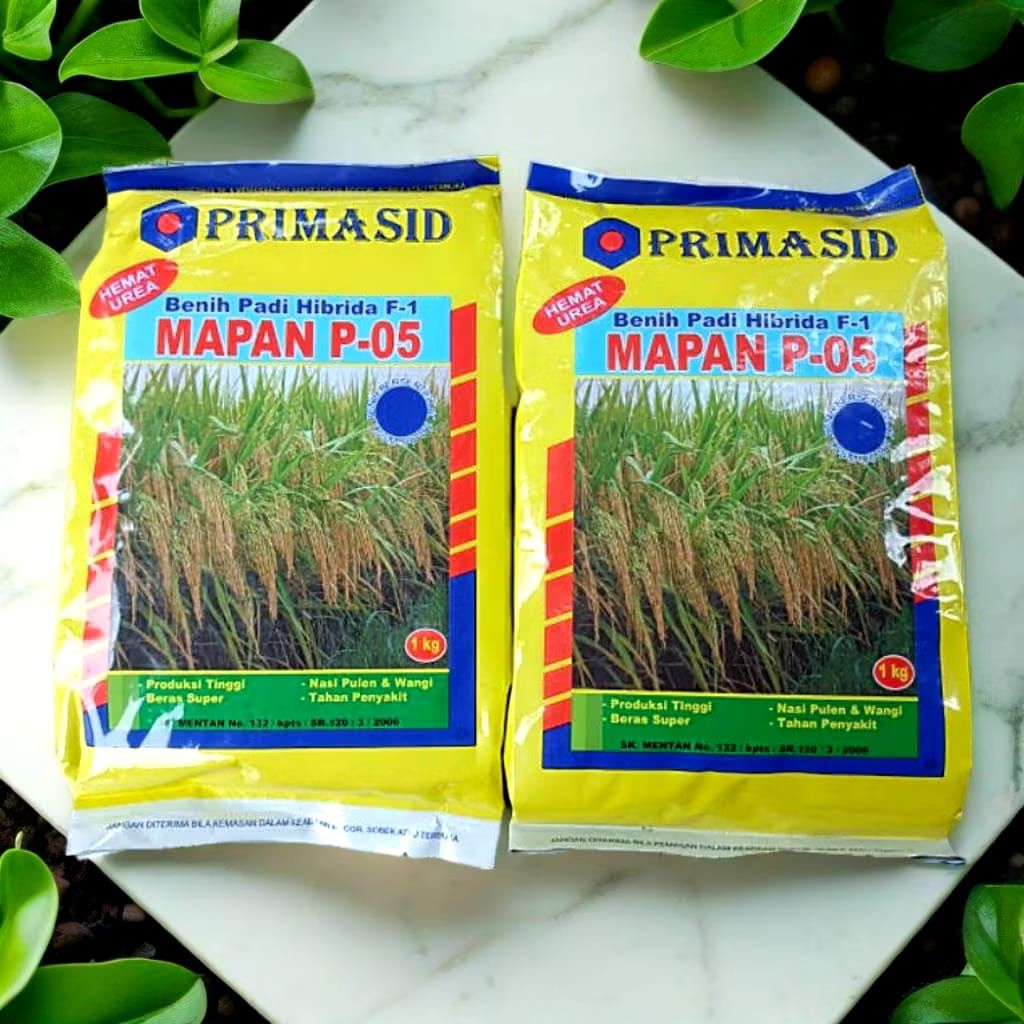 BENIH PADI HIBRIDA MAPAN P-05 berkualitas original kemasan 5kg