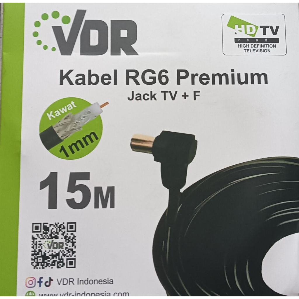 kabel antena digital 15m vdr