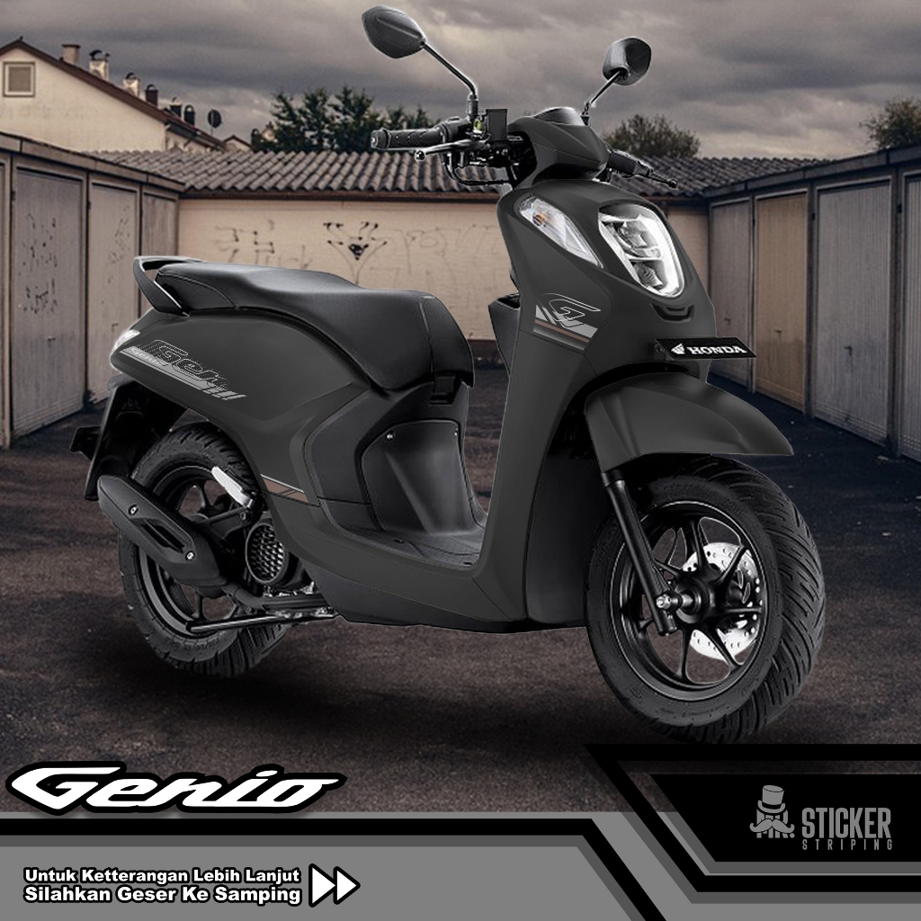 PROMO STICKER MOTOR Striping Honda Genio Simple Polet Body Motor Custom