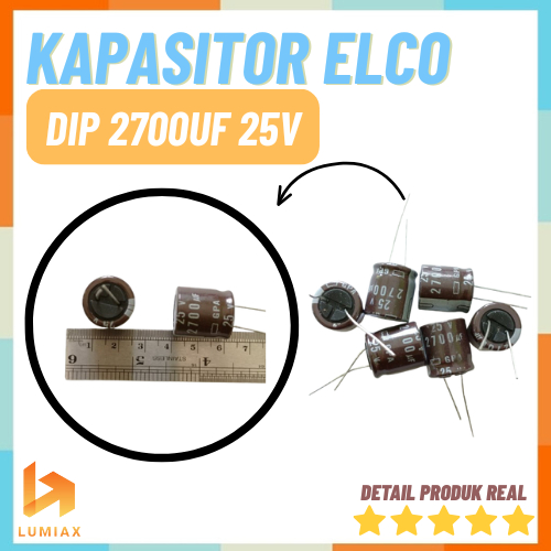 2700uf 25v 2700 uf 25v elco elko electrolytic capasitor kapasitor