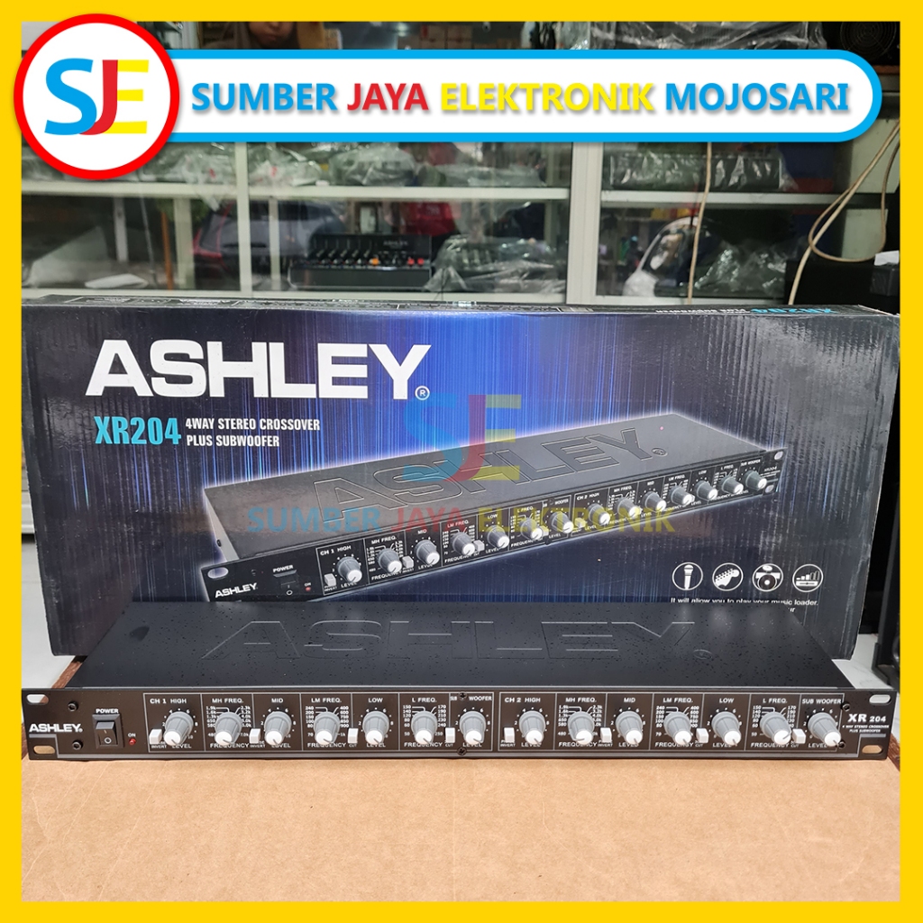 Crossover Ashley XR204 Original 4 way Stereo + Subwoofer