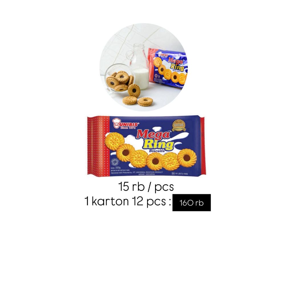 Unibis Mega Ring Coklat 228g