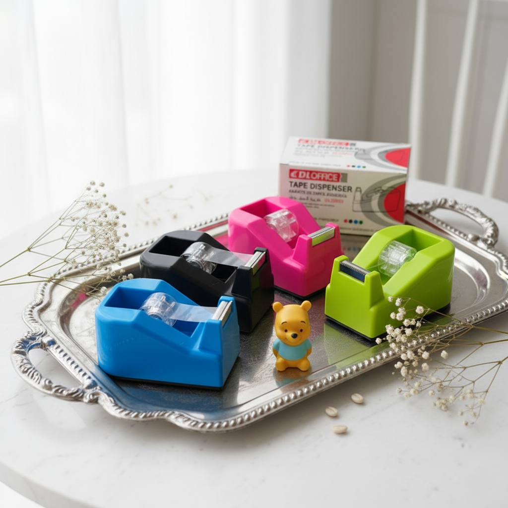 Tape Dispenser Kecil Warna Warni / Pemotong Isolasi Kecil Warna Warni