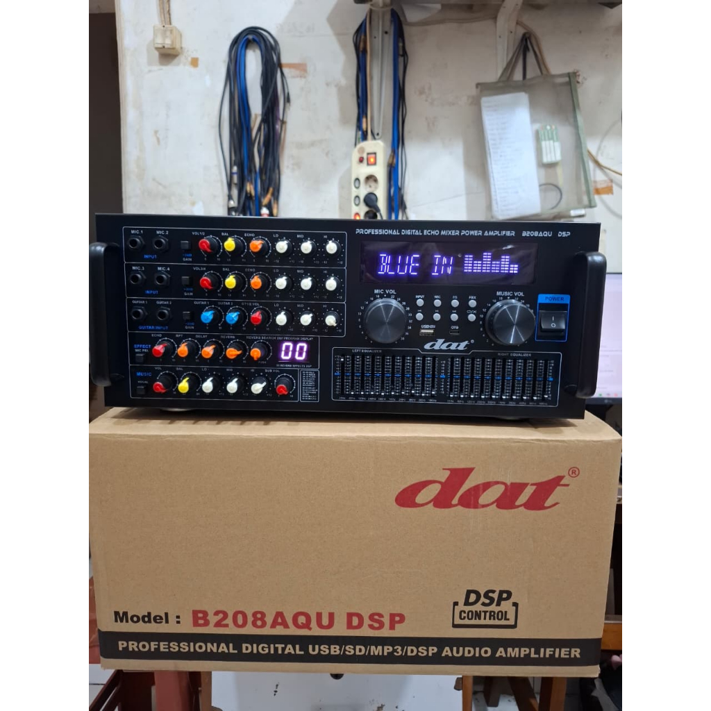 Power Amplifier DAT B208AQU Karaoke Mixer / Ampli B 208 AQU new model dsp 99