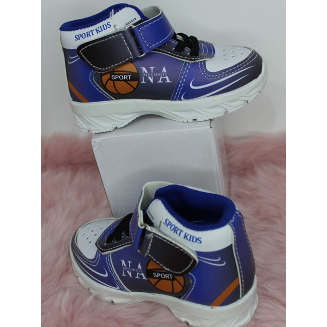 JORDAN NA BOLA SEPATU MODEL HIGH VELCRO|| SEPATU ANAK COWOK