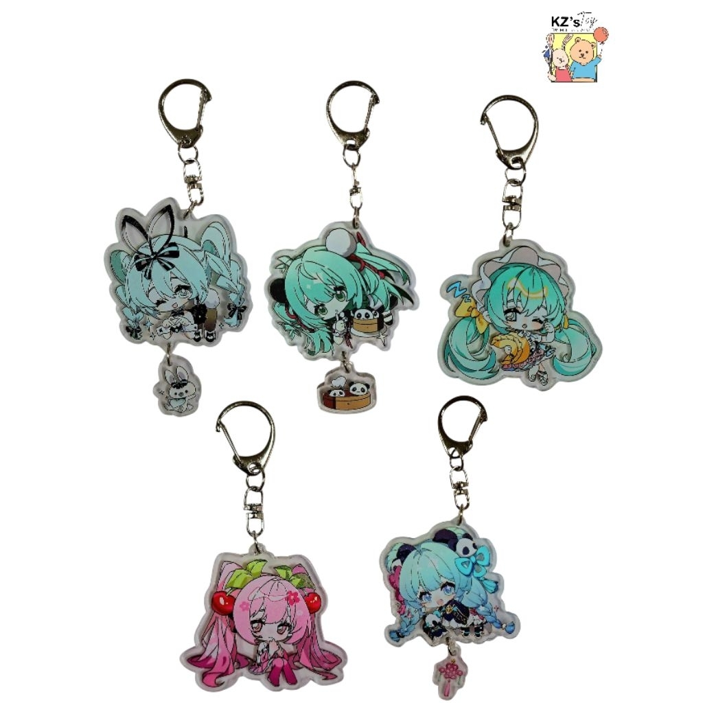 Acrylic Keychain Hatsune Miku Chibi Series
