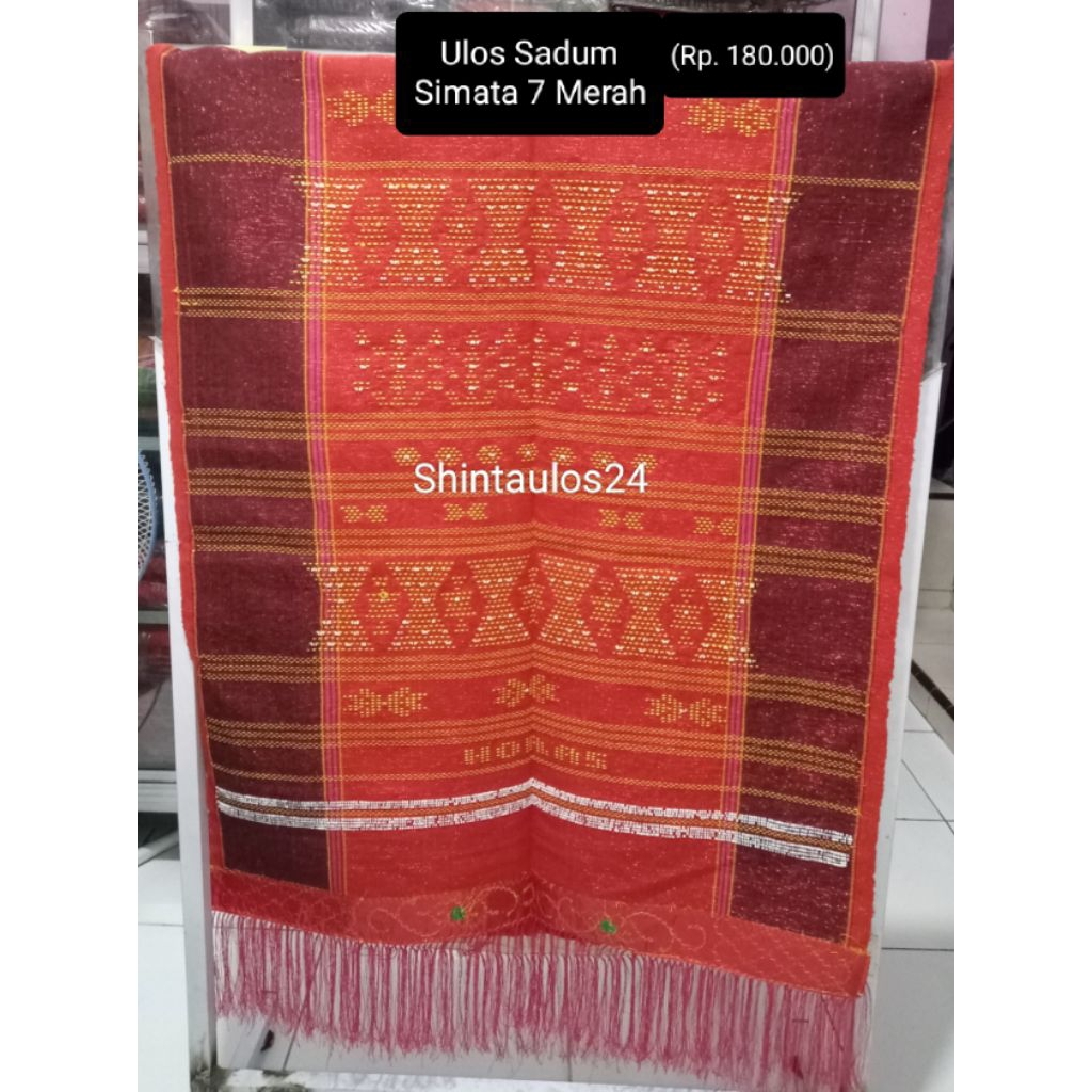 ulos Sadum Simata 7 merah