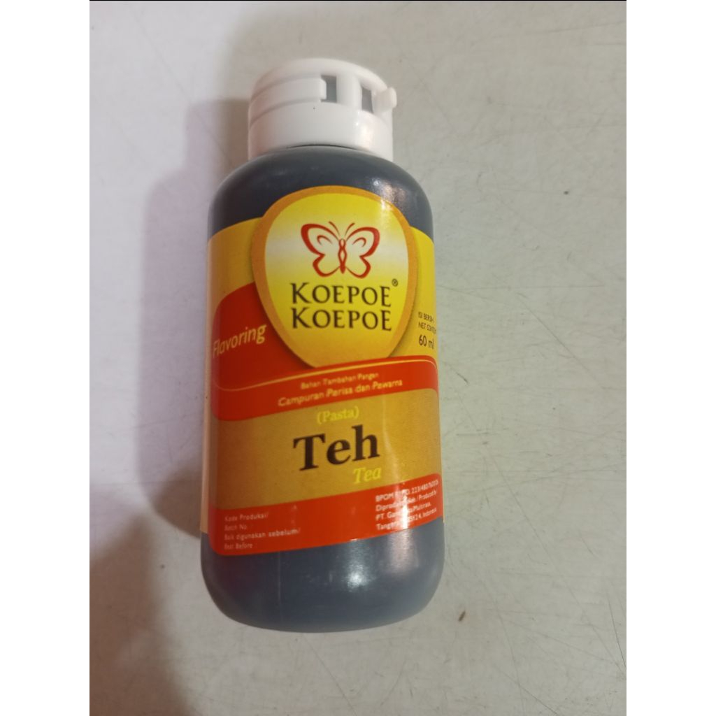 Koepoe Pasta Teh 60ml/Pasta Pewarna Makanan/Pewarna Bahan makanan