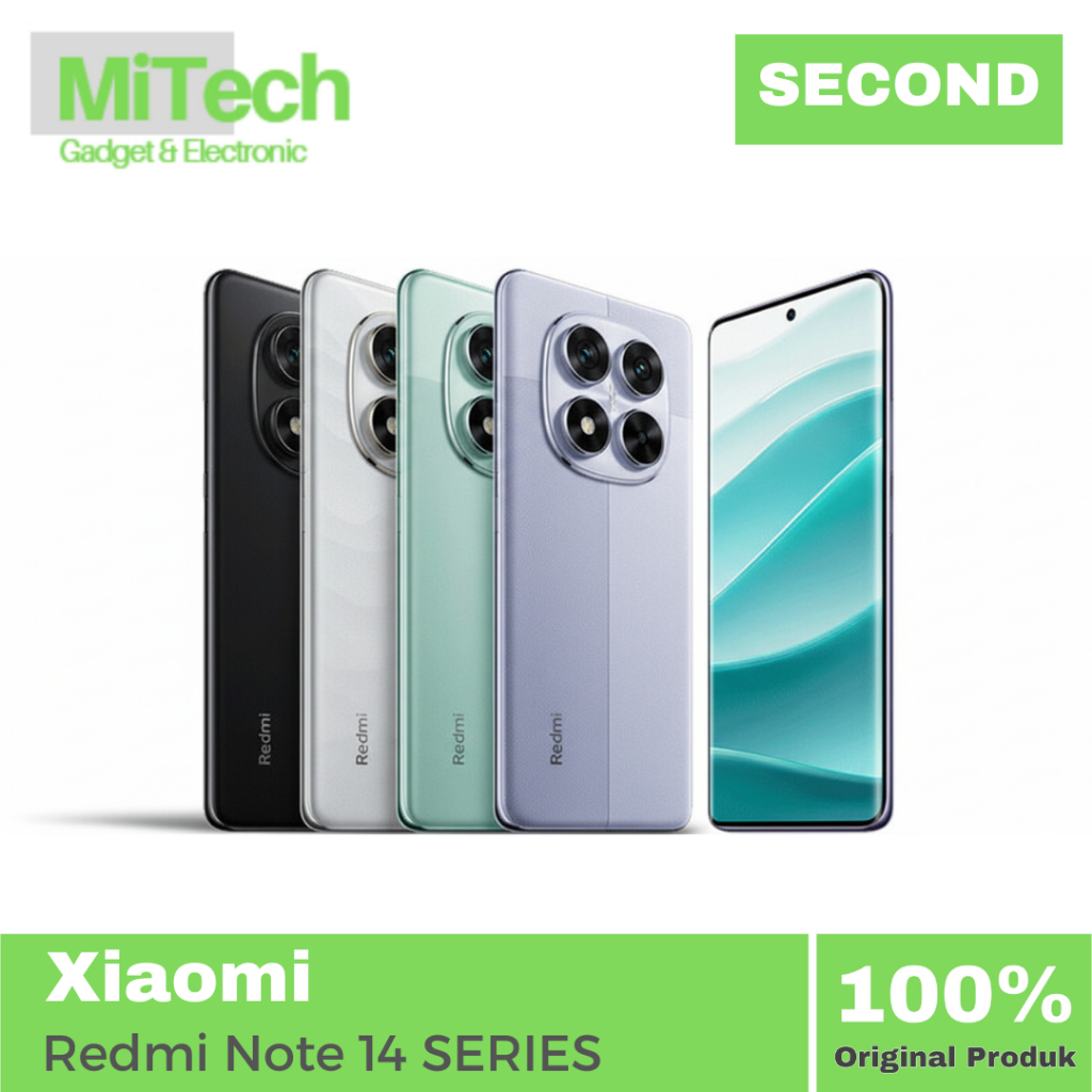 HP BEKAS - Redmi Note 14 Series 5G / 14 NFC / 14 Pro / 14 Pro+ (8/128GB 8/256GB 12/512GB) SECOND