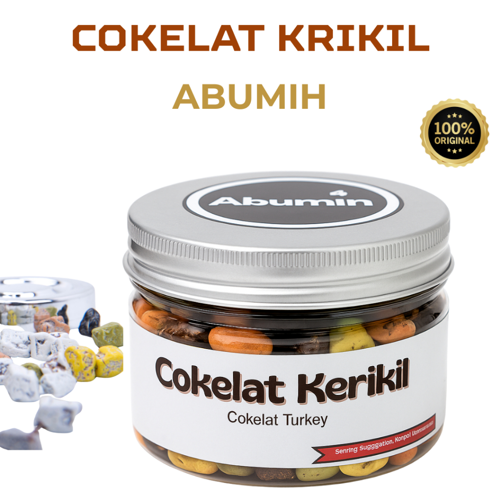 Cokelat Kerikil Arab Stone Rock Chocolate  Coklat Abumih Cokelat Kerikil Premium