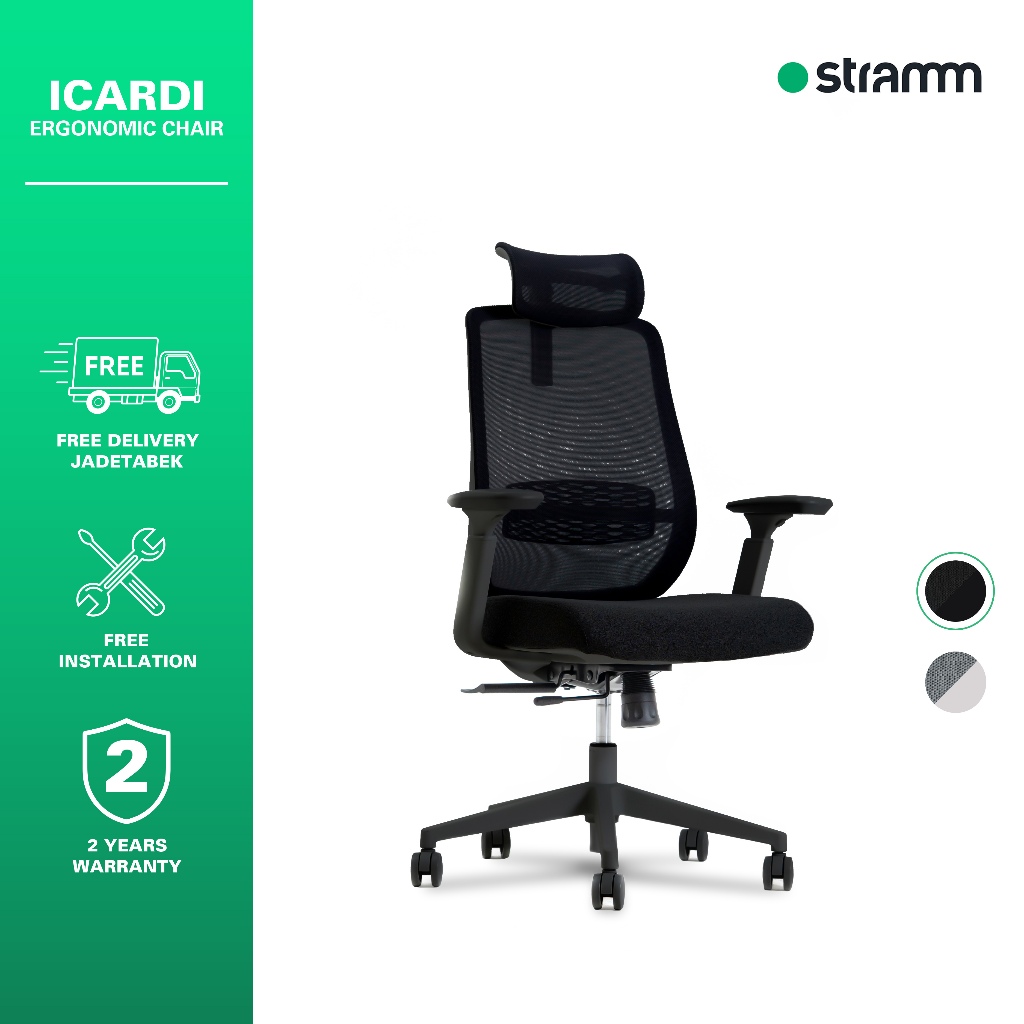 Kursi Kantor Ergonomis Stramm Icardi I