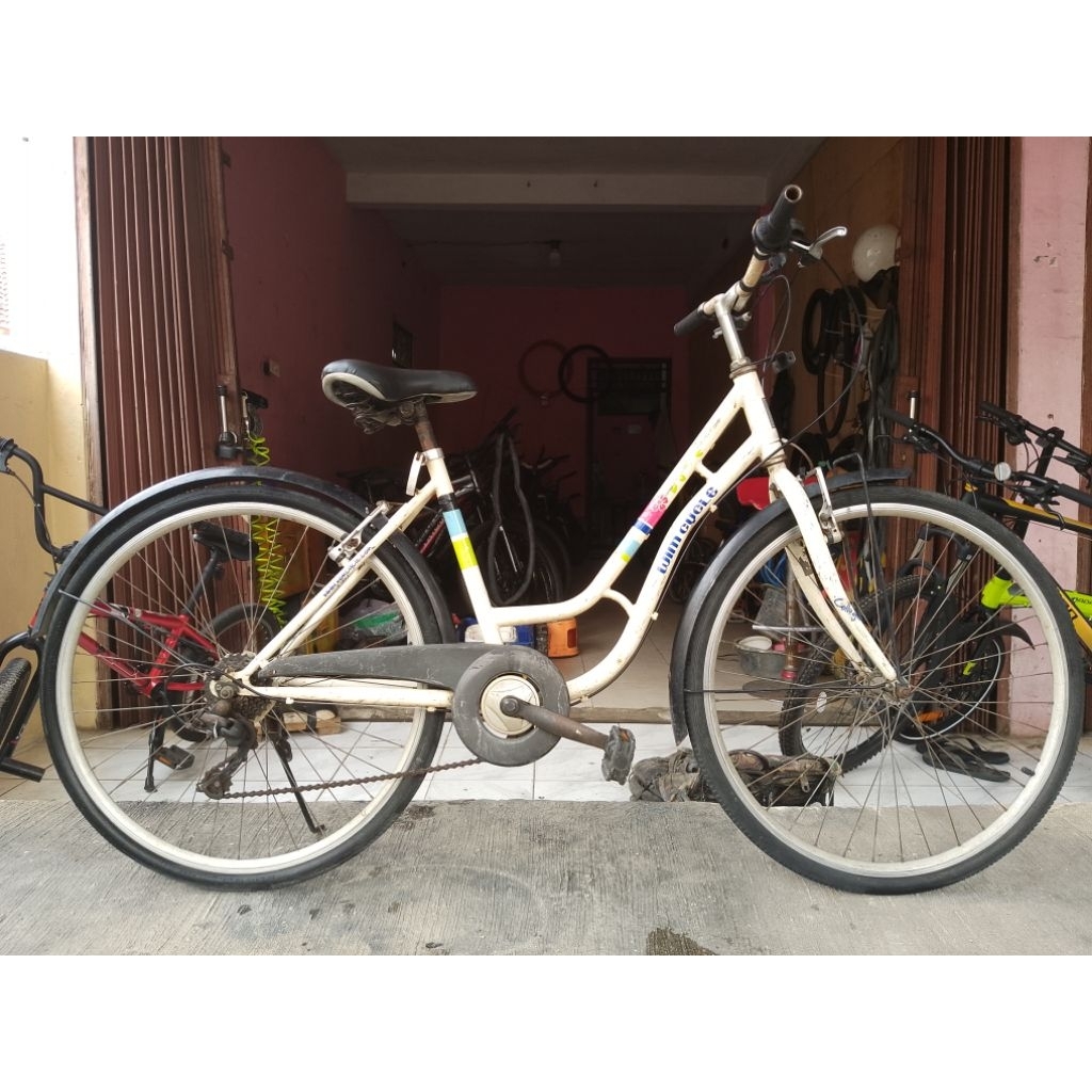 SEPEDA MINI WIMCYCLE SECOND UK 26 INCH SPEED 6 TINGGAL PAKAI