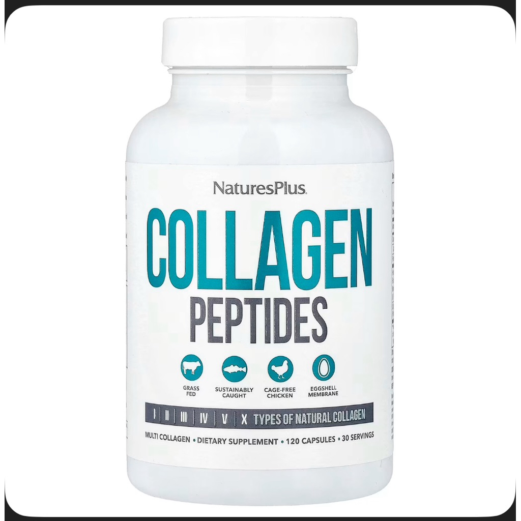 NaturesPlus Collagen Peptides 120 Capsules