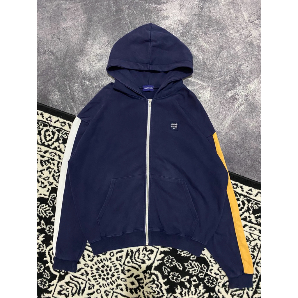 hoodie ziper muah muah boxy second