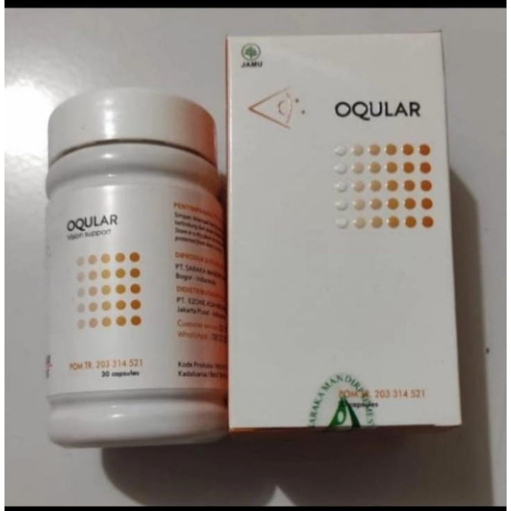 Oqular Asli Obat Mata Minus Plus Katarak Herbal Original Ampuh