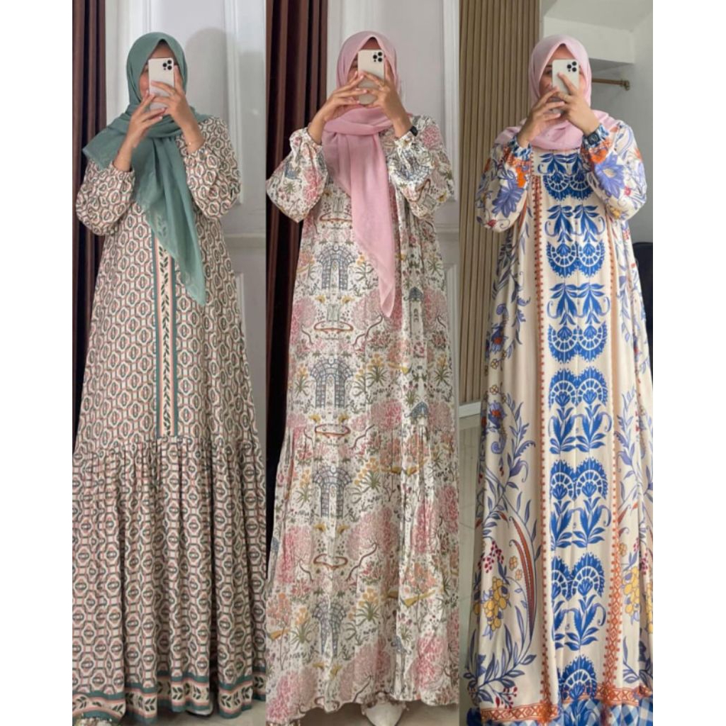 GAMIS ZAKIYAH DAILY  BY ZAKIYAH KAFTAN (ZK) TERBARU