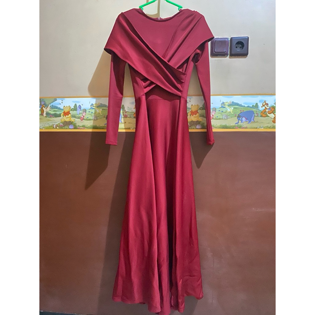 preloved long dress resti rizka haristi