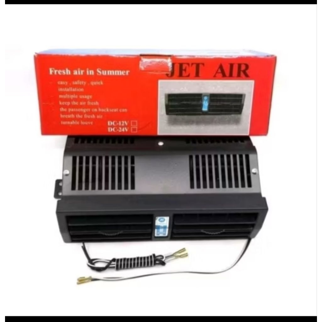 Kipas angin model kisi kisi AC mobil/ Jet air/ Kipas angin tengah 12V dan 24V