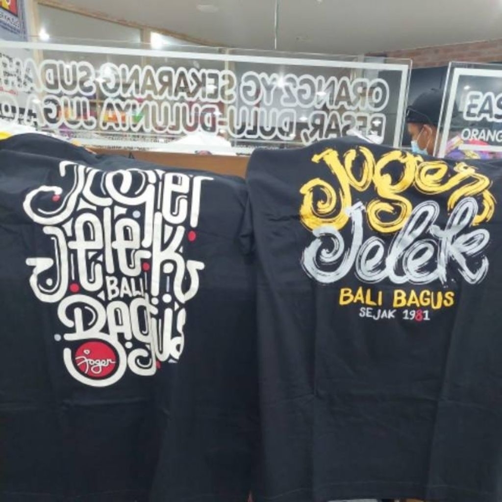 Kaos Joger Jelek Bali Bagus Variasi WARNA DEWASA original 100%