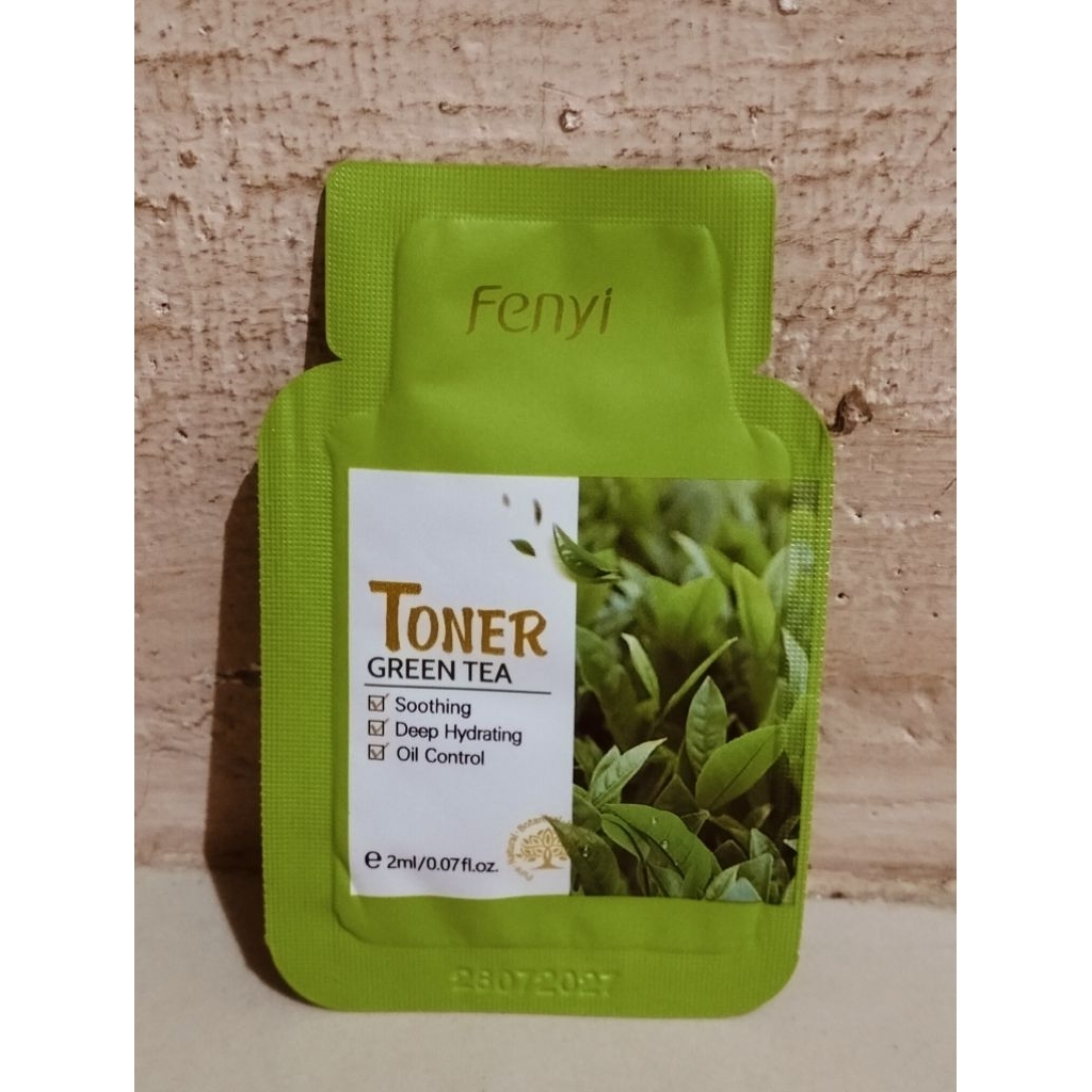 NEW  Fenyi Toner Green Tea sachet 2g