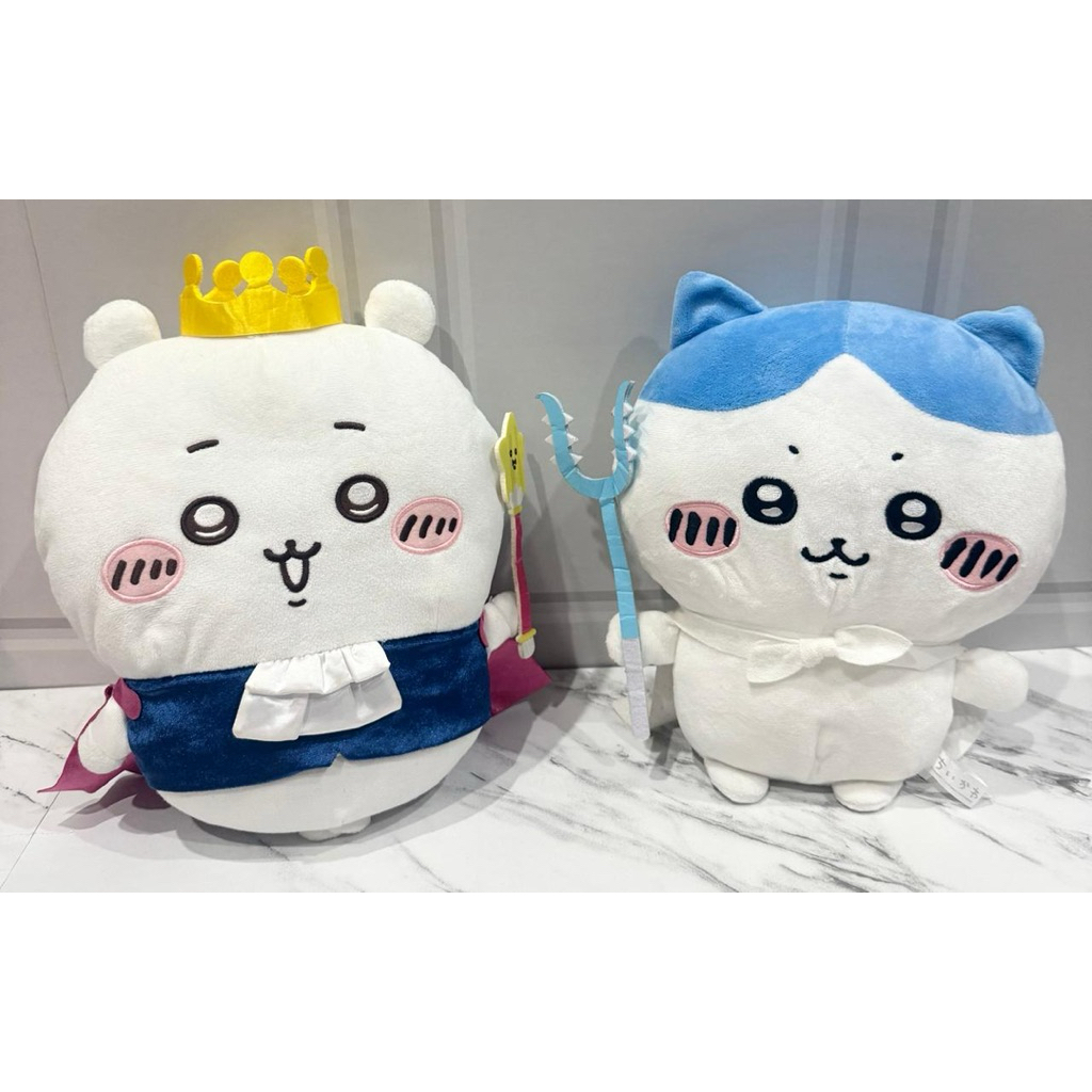 Boneka Plushie Chiikawa Birthday Prince Costume & Hachiware Bawa Ursula Chiikawa Nagano