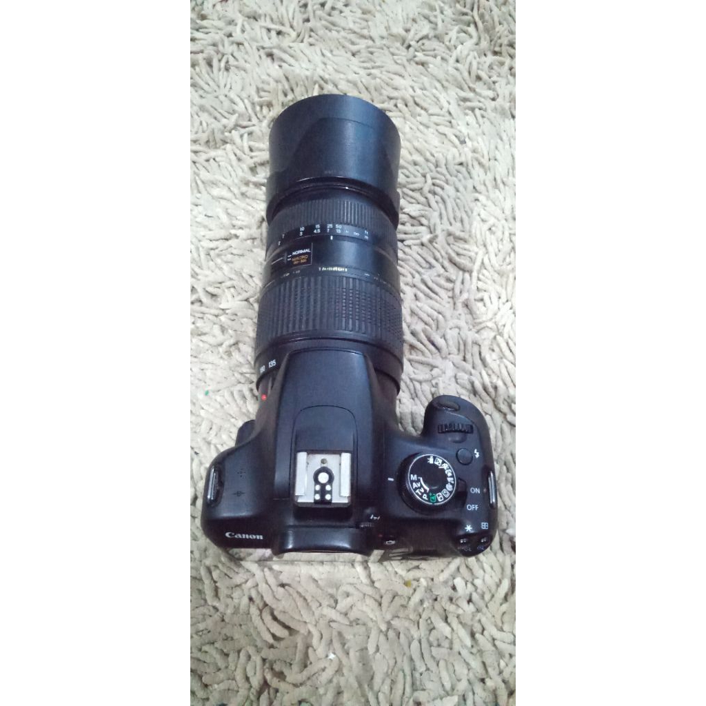 canon 1200D plus Lensa Tele Macro tamron 70-300mm