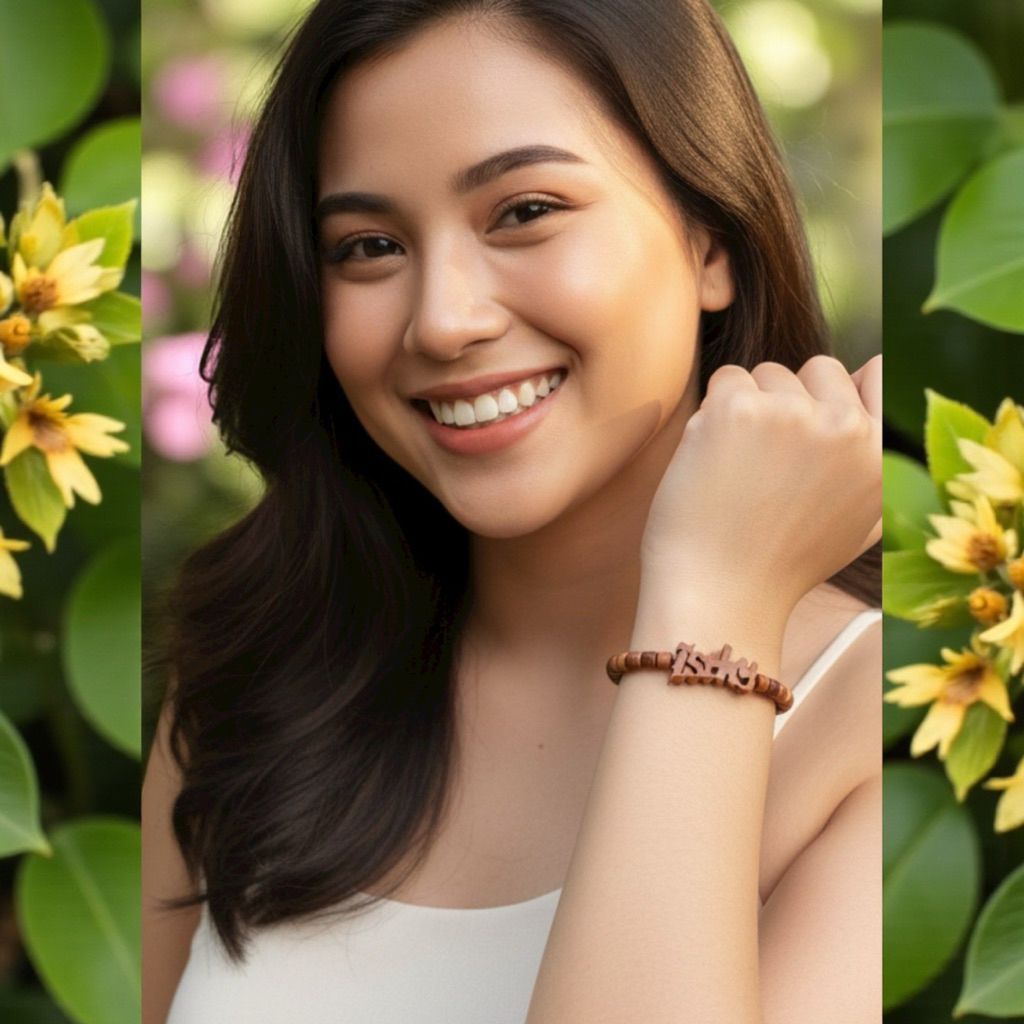 Gelang Nama Aesthetic Custom Bisa Request dari Kaukah Asli handmade cocok kado hadiah ualng tahun co