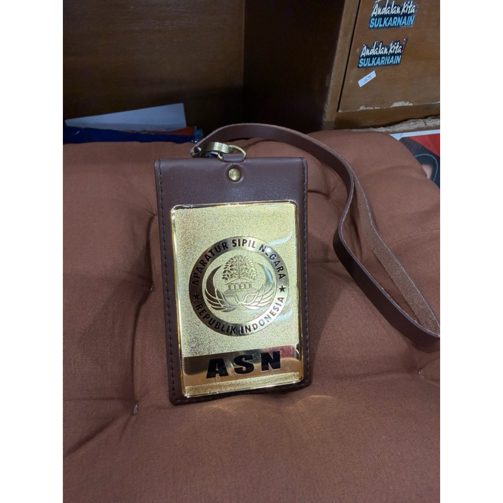 Dompet kalung asn - Dompet Id card ASN kulit - dompet kta ASN