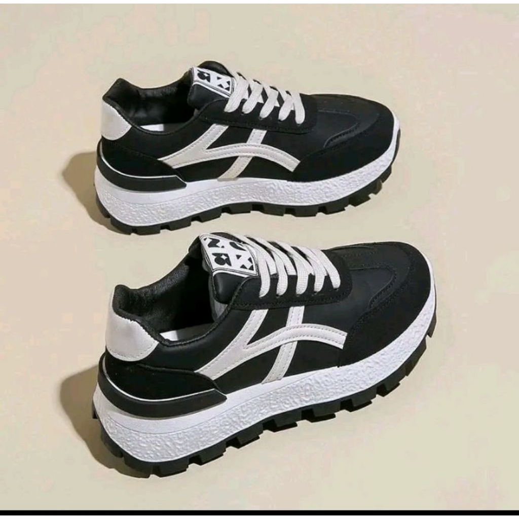Sepatu Sneakers Kasual Wanita Kode TMT Korean kekinian Trending Terkini Sepatu  wanita Korea Stily