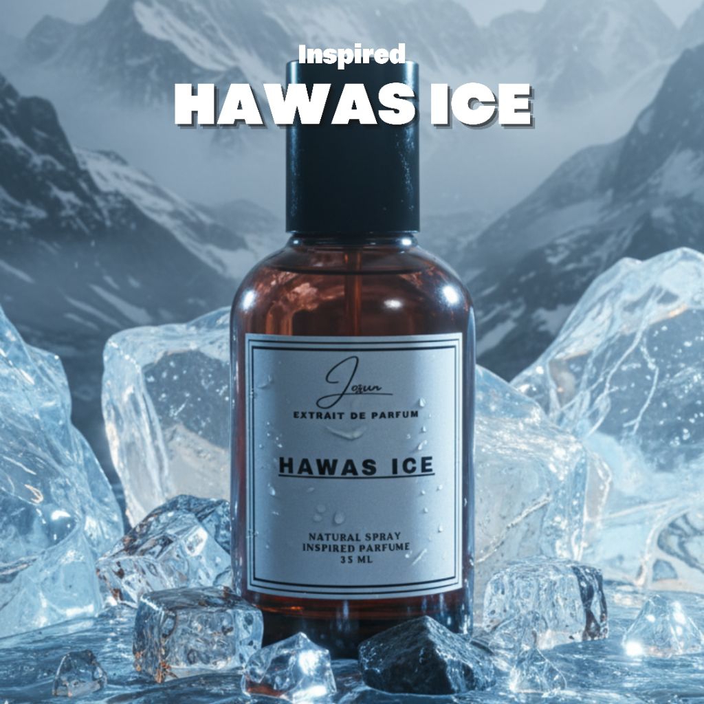 Josun - Parfum Pria Hawas Ice Extrait de Parfume Aroma Fresh Fruity Aromatic