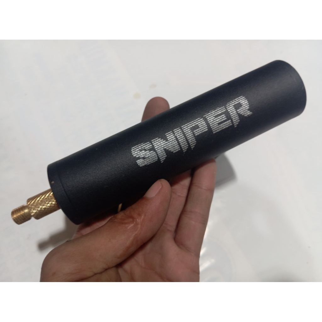 Peredam Sniper Od 38 Panjang 15cm Plus Nepel Gejluk