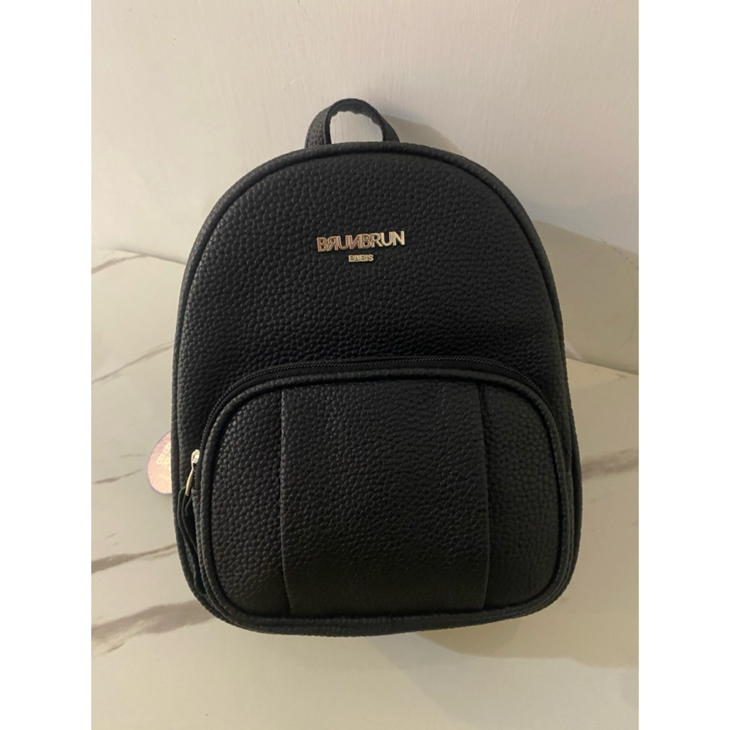 Tas Ransel Mini Black Original by Brun Brun Paris
