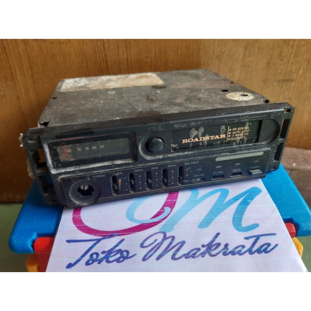 radio tape mobil ROADSTAR RS-828 HQL jadul lawas lama langka off mati