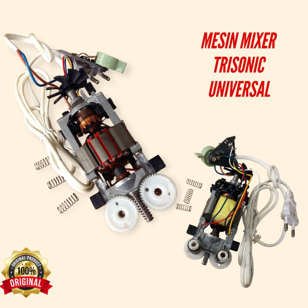 MESIN DINAMO MIXER TRISONIC UMUM + SAKLAR MIXER+KIPAS DAN GIGI MIXER
