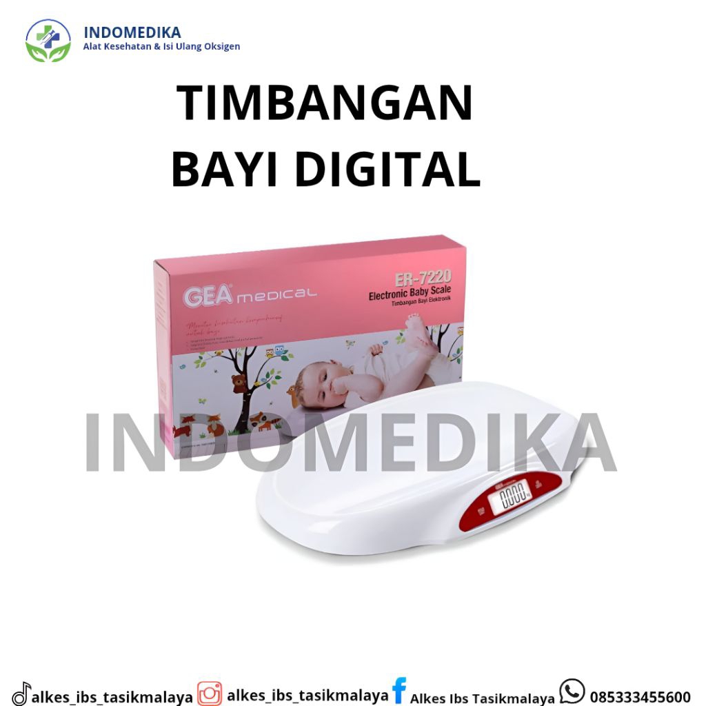 Timbangan Digital Bayi Gea EB 7220/Timbangan bayi/ Gea/